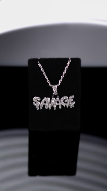 Chaîne pendentif savage