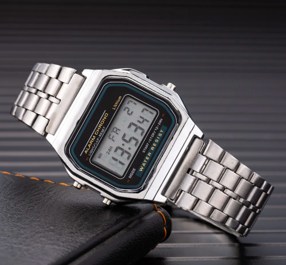 Montre LED Digitale Vintage au design rétro