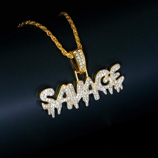 Chaîne pendentif savage