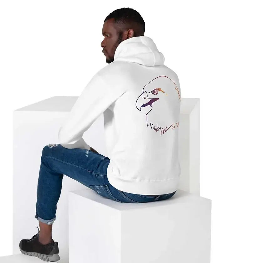 Sweat à capuche brodé Eagle