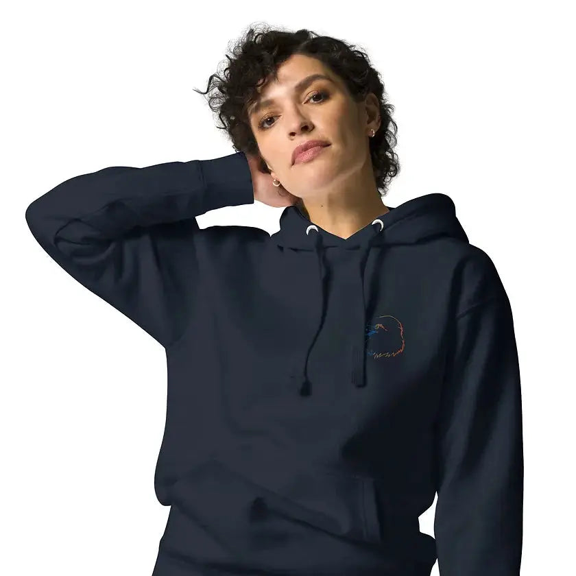 Sweat à capuche brodé Eagle